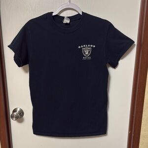 Gildan Oakland Raiders Black T-Shirt Size S